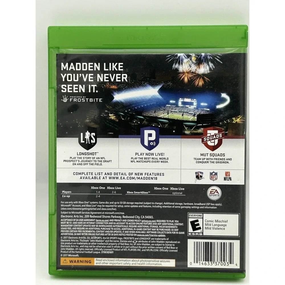 Madden NFL 18 - Microsoft Xbox One     *13 - Picture 2 of 4